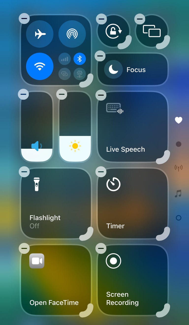 Control Center controls who can be changed